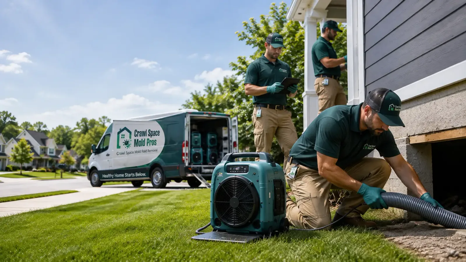 Crawl Space Mold Removal in Gunlock, KY